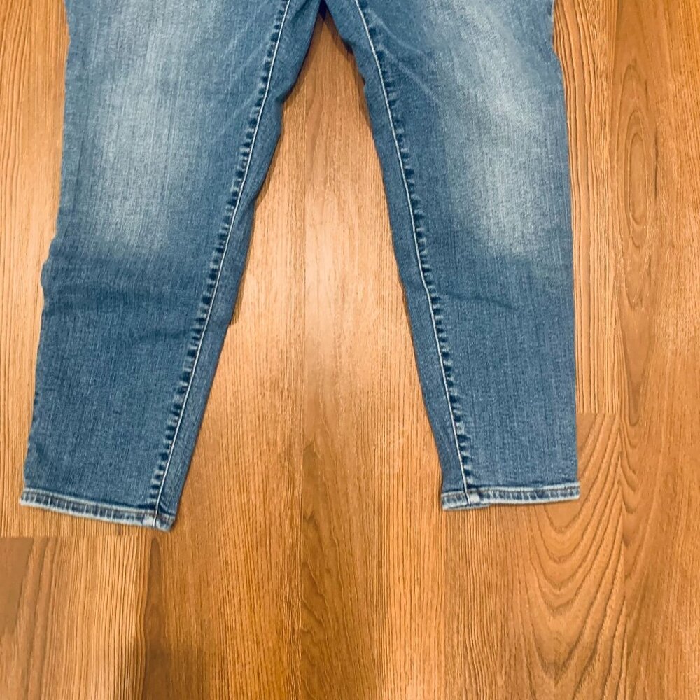 Womens Madewell 9" Midrise Skinny Crop Jeans 5 Button Closure Size 32 - Picture 7 of 13